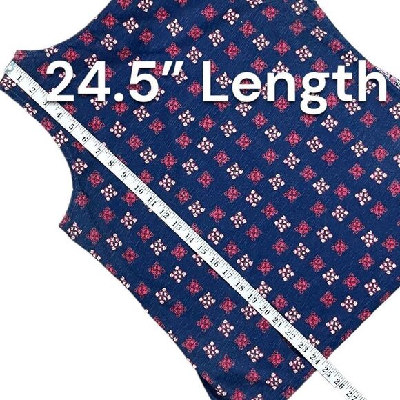 Dept 222 Paisley Bohemian Tassel Tank Sz M - Picture 9 of 12